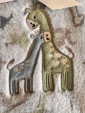 DUCK DUCK Giraffe 30  X 40  Plush Blanket NEW