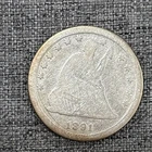 1891 Seated Liberty Quarter