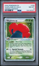 2004 POKEMON EX HIDDEN LEGENDS #100 VILEPLUME EX-HOLO PSA 8