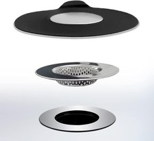 2PCS Bathtub Stopper Hair Catcher Kit, Bathtub Drain Strainer, Tub Stopper Plug