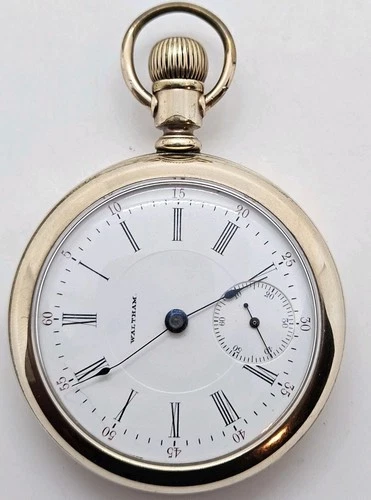 Antique WALTHAM 1883 P.S. Bartlett 17J Gold G.F Victorian Gents Pocket Watch 18s