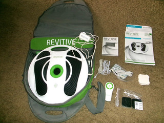 REVITIVE RLV Circulation Booster ALL ACCESSORIES AND BAG