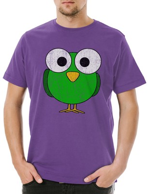 Cartoon Bird I Herren T-Shirt Sweet Cute Vogel Birdy Vögel Vogelzüchter