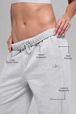 ALO Renown Heavy Zip Hoodie Gr M & Accolade Straight Leg Sweatpants Gr M - *SET*
