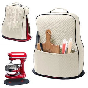 Stretchy Stand Mixer Cover with Appliance Slider– Washable Applicance Cover C...