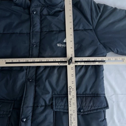 Vintage 70s Holloway Puffer Coat Jacket Weyerhauser Logo Size Medium image 9