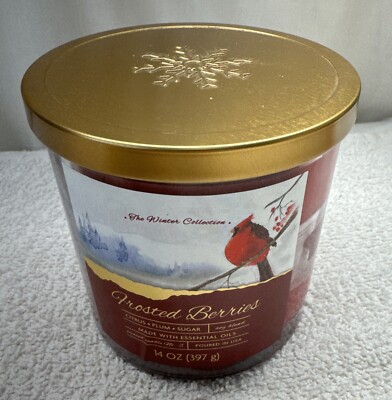 Empire Candle Co. Frosted Berries 3 Wick 14 Oz Candle 