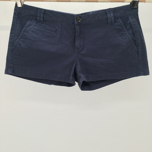 Express Chino Shorts Womens 4 Navy Blue 