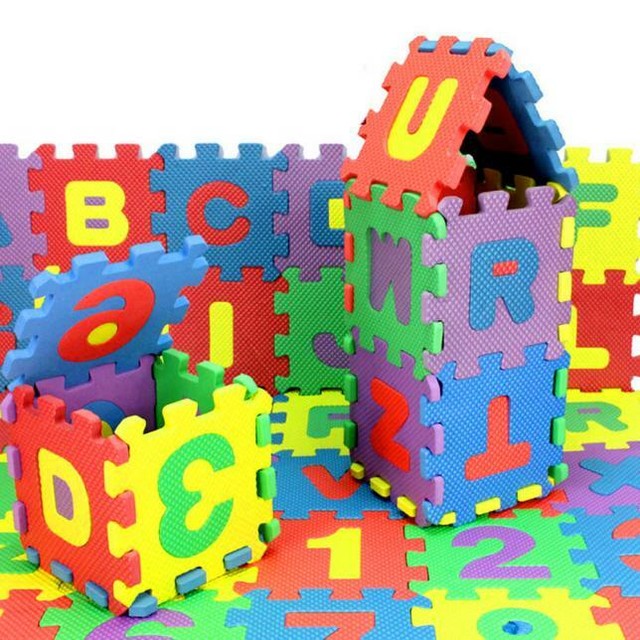 96 piece foam alphabet mat