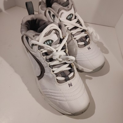 New Balance 824 Chaussures Femme Blanc Gris WF824W Largeur