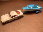 Matchbox Lesney Vintage 1966 Ford Mustang No. #8 w/ Steering+boat Trailer No. 9