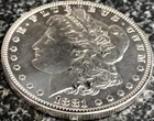 1881-O Morgan Silver Dollar Absolutely Super Nice Fine Detail 7 Tell Feathers