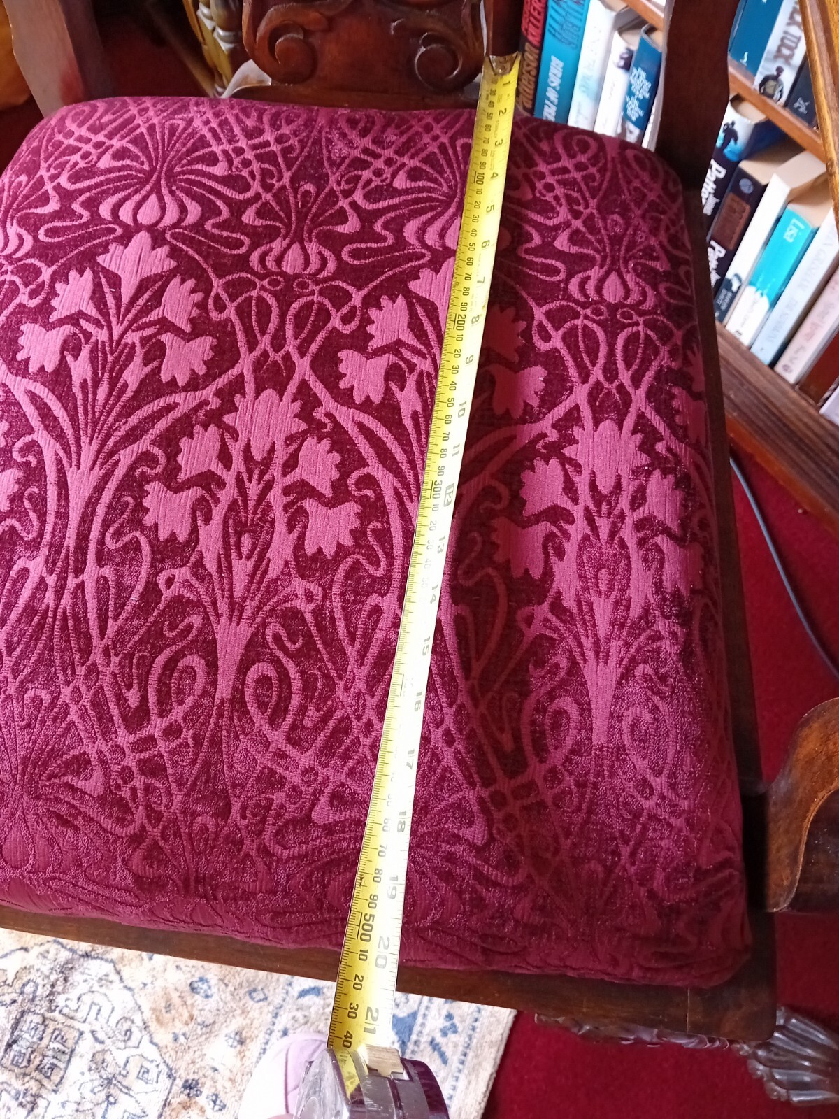 pair oak Hall chairs eBay