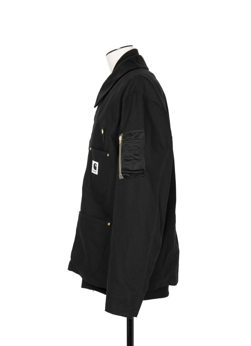 Carhartt x sacai Canvas x MA-1 Jacket 3colors Black Beige Carhartt x sacai Canvas x MA-1 Jacket 3colors Black Beige