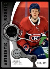2021-22 SP Game Used Authentic Rookies Jesse Ylonen Rookie 303/999 Montreal