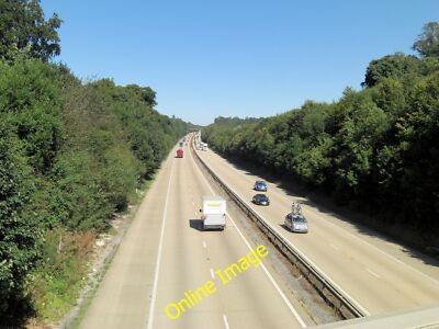 Photo 12x8 M3 from overbridge between the Strattons East Stratton  c2012
