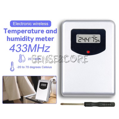 Electronic Wireless Weather Station Temperature Humidity Meter Thermometer