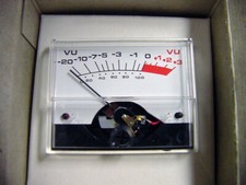 Modutec 31-081C vintage VU meter - NIB - 4units available