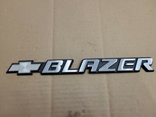Chevy OEM 1995-2005 Blazer Chrome 12" Tailgate Emblem Badge Logo Name 15672283