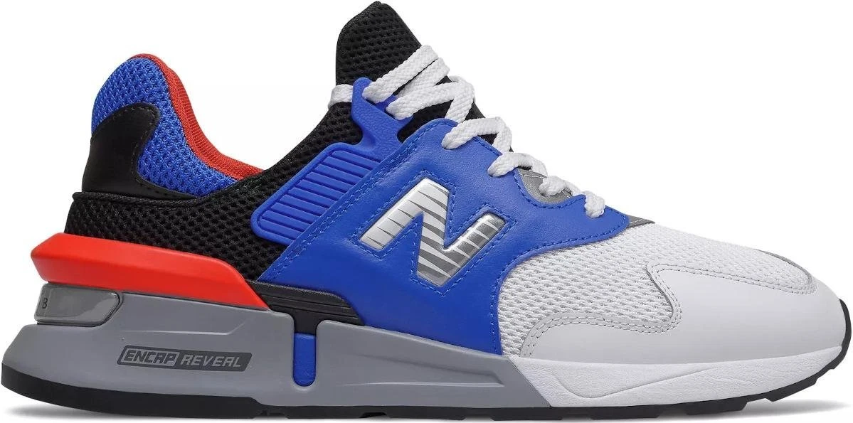 New Balance MS997JCE Men s White Blue Orange 997 Sport V1 Sneaker Size 11.5