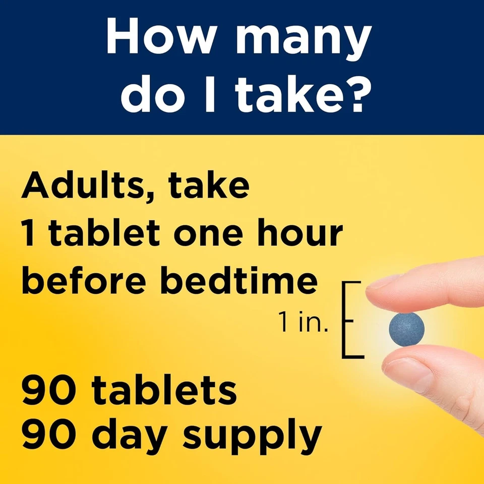 Comprimidos de melatonina Nature Made 4 mg suplementos de ayuda para dormir sin drogas. 90 Comprimidos Foto 4 de 4
