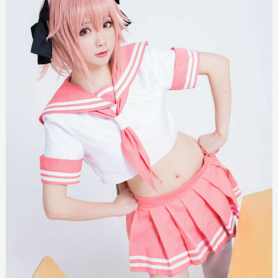 Cosplay Anime Fate FGO Apocrypha Astolfo Kostüm Sexy Outfit Anzug Set ZC