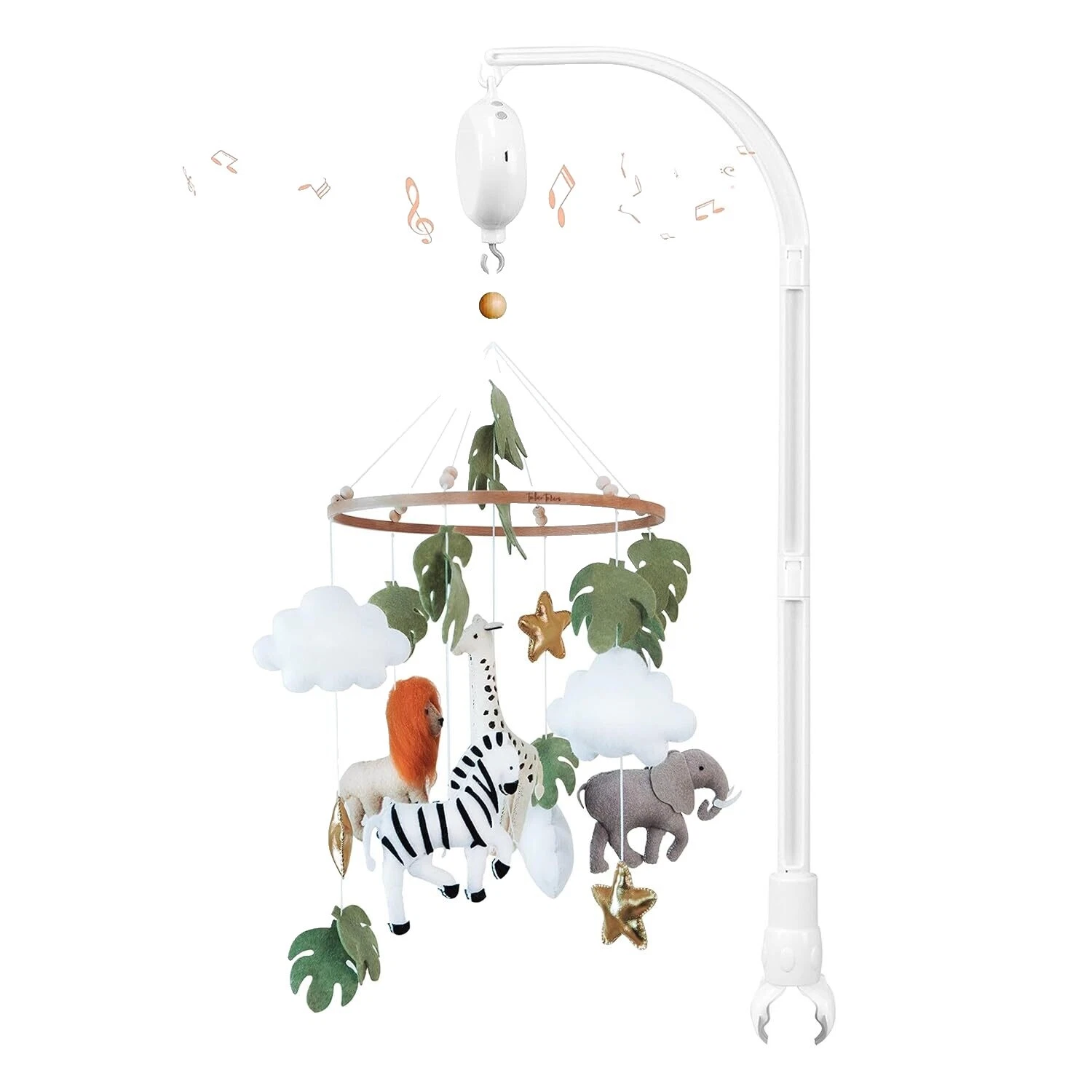Musical Jungle Crib Nursery Mobiles