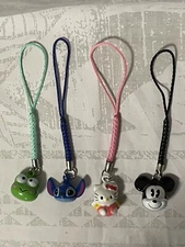 Phone/Bag Charm, Hello Kitty, Stitch, Mickey, Kerokeroppi of Your Choice