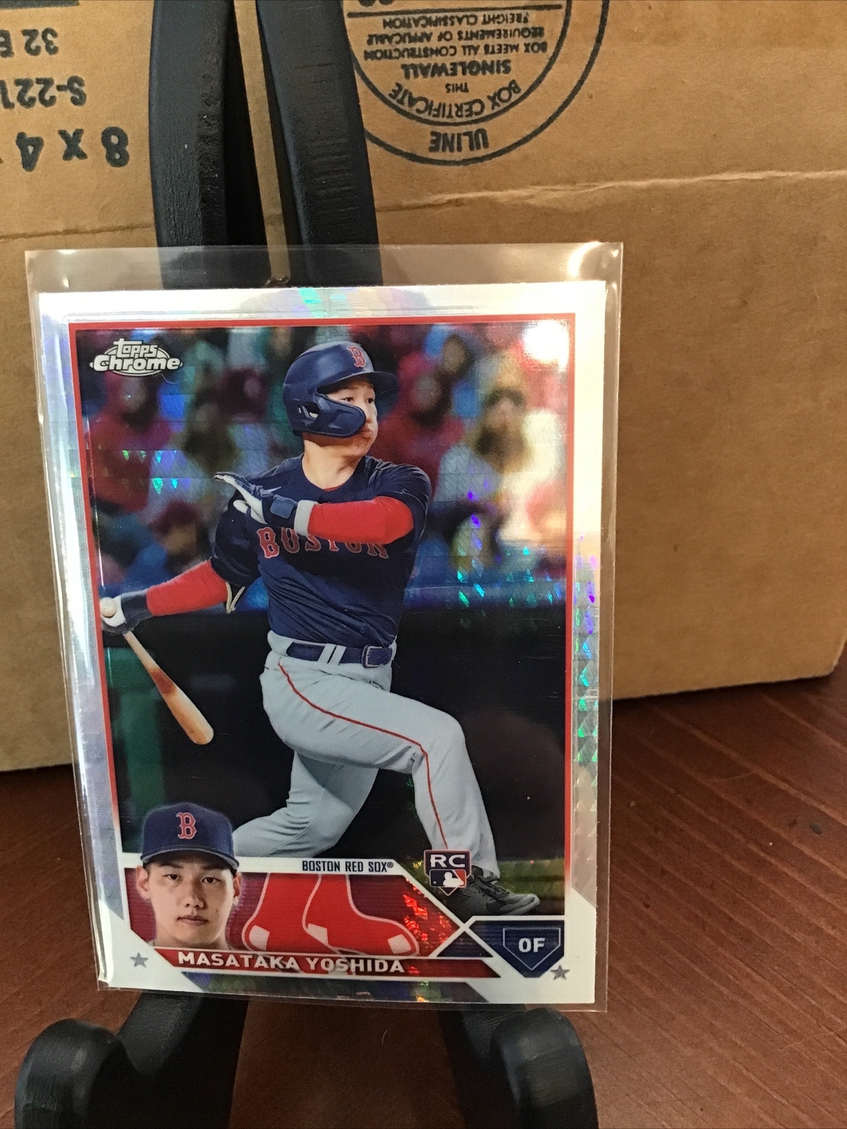 2023 topps chrome prism refractor masataka yoshida #167