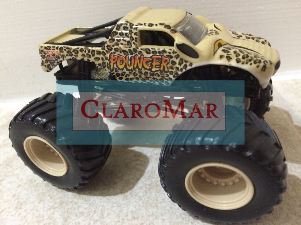 monster jam diecast metal body