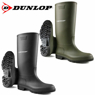 UNISEX DUNLOP GUMMISTIEFEL STIEFEL GUMMISTIEFEL WASSERDICHT SCHNEE REGEN GUMMI ARBEITSSCHUHE