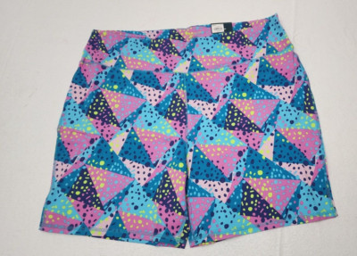 Tek Gear Shorts Women's  4X Mid Rise Multi Color NWT Cotton Blend Essential