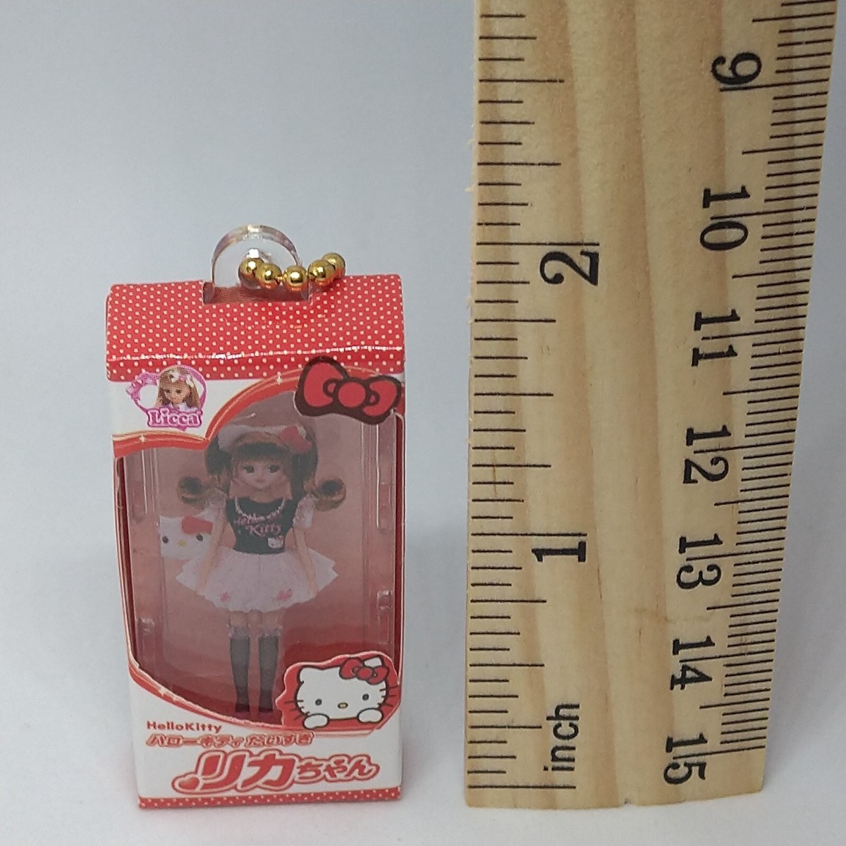 Licca Doll Hello Kitty Keychain Takara Tomy Arts Sanrio Characters