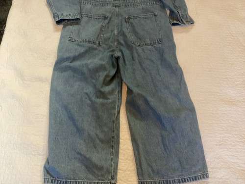 LEVI STRAUSS & CO blue Denim Jumpsuit Boiler Suit BNWT size XL - Picture 7 of 10