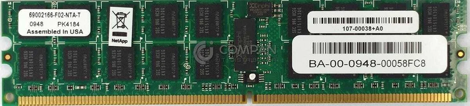 107-00038 MEMORIA NETAPP 2GB ECC PARA FAS3140 - 107-00038+A0, 107-00038/KA0 Foto 3 de 4