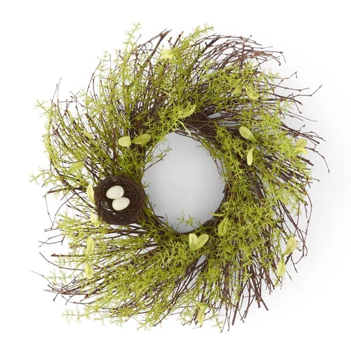 K&K Interiors BirdNest Flower Wreath