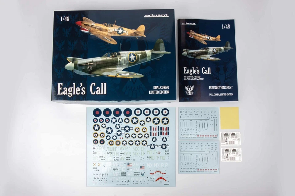 Eduard 11149 Eagle's Call Dual Combo Limited Edition Kit Montaggio 1/48 - Immagine 2 di 4