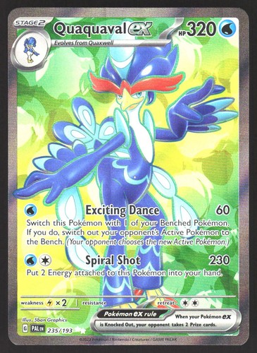 Quaquaval ex 235/193 Holofoil Paldea Evolved Near Mint