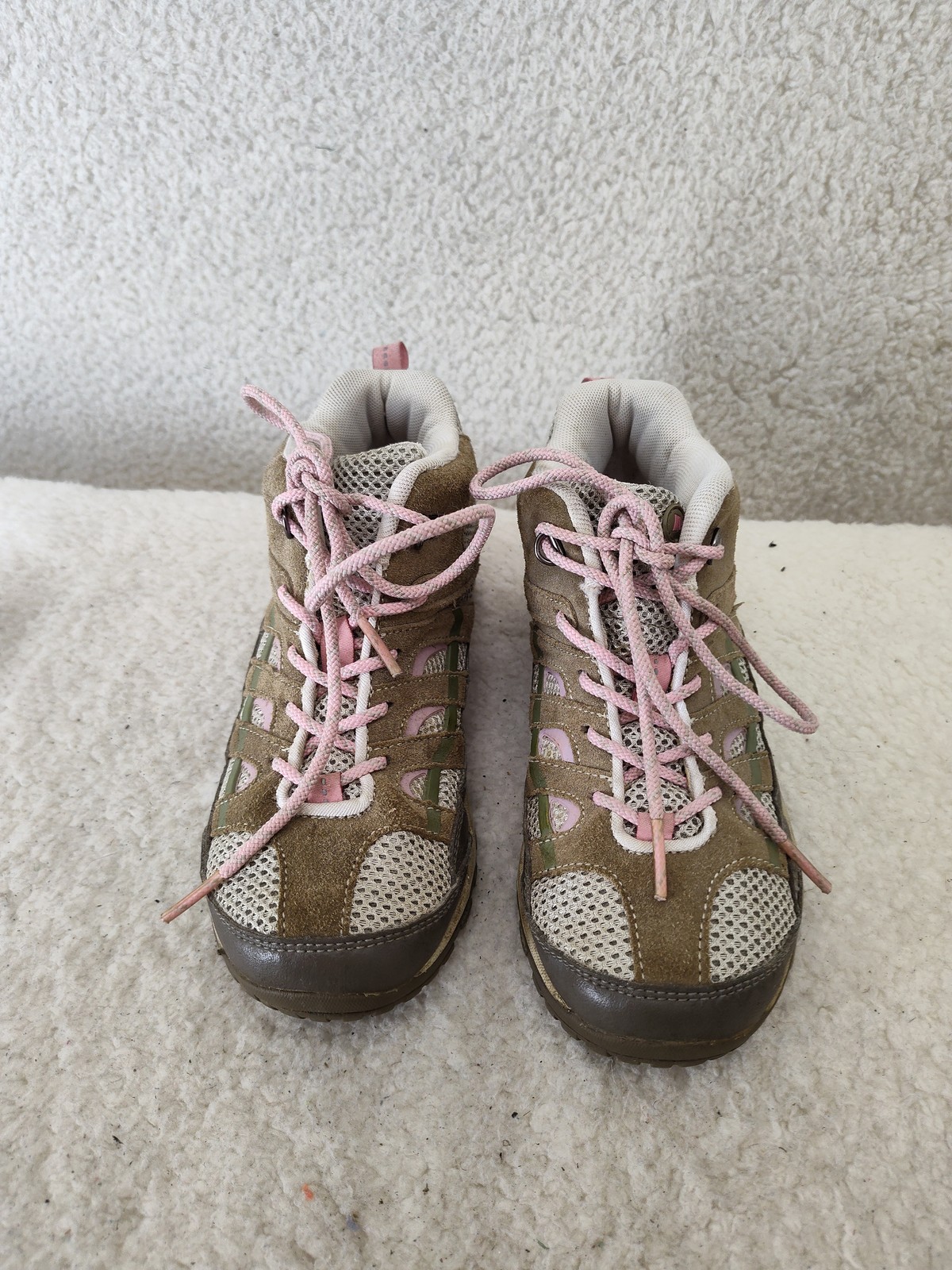 Merrell Chameleon 4 stivali da ragazza 3 marroni rosa scamosciati scarpe da trekking oudoor