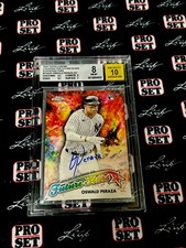 Marketplace image: 2023 Topps Chrome Oswald Peraza Logofractor Superfractor Rookie Auto 1/1
