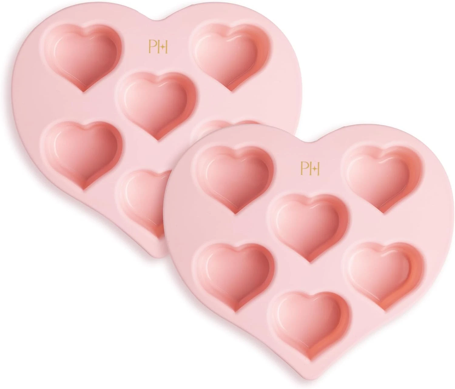 Heart Silicone Cake Pan, Nonstick Heart Shaped Mold, Oven Safe Bakeware for Cake