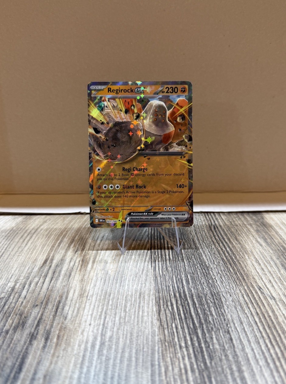 Regirock ex 101/182 SV10 Destined Rivals Holo Pokemon TCG NM