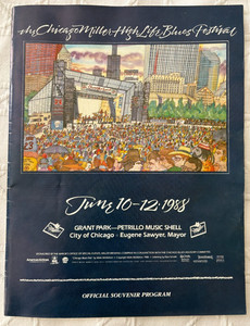 Chicago Blues Festival 1988 Program - "Two Kings and a Queen"
