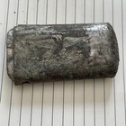 Antique Civil War Era Brass Engraved Match Safe Case Federal Eagle On Branch