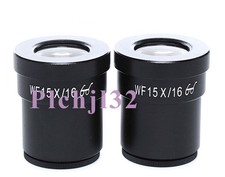 1pcs NEW PAIR OF SUPER WIDEFIELD WF15X/16 EYEPIECE 30MM FOR STEREO MICROSCOPE