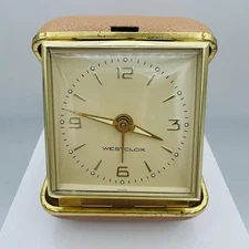 Westclox Travel Alarm Clock  Japan Works Vintage