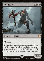 Rot Hulk #98 Commander: Aetherdrift Mythic Rare