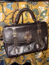 Dooney and Bourke Brown Tmoro Florentine Messenger Satchel Crossbody purse