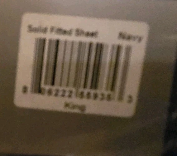 Wamsutta Pima Sateen 525 Thread Count King Fitted Sheet Navy Wrinkle Free - Image 3 of 3