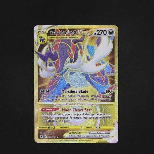 Hisuian Samurott VSTAR (Secret) Astral Radiance Ultra Rare 209/189 Holo